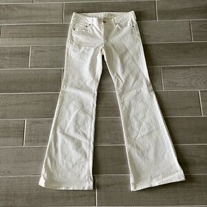 Women's White Flare Jeans